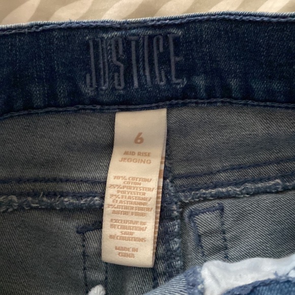 Justice girls jeans size 6 - Picture 9 of 9